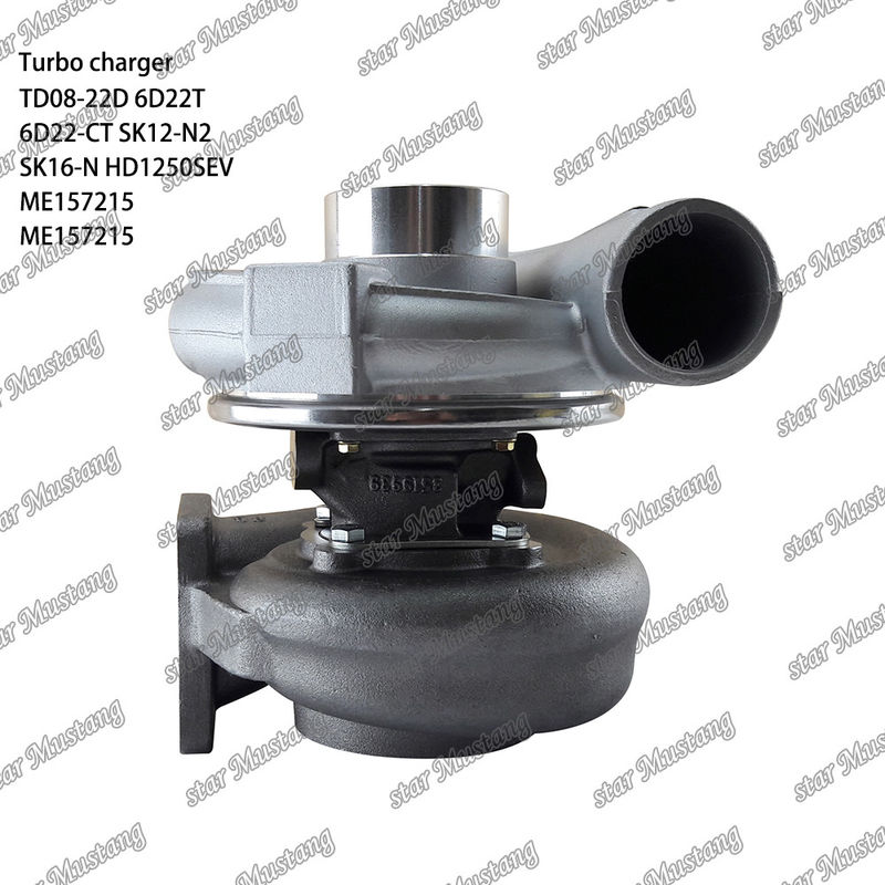 TD08-22D 6D22T 6D22-CT SK12-N2 SK16-N HD1250SEV Турбозарядчик ME157215 ME157215 Для двигателя Mitsubishi