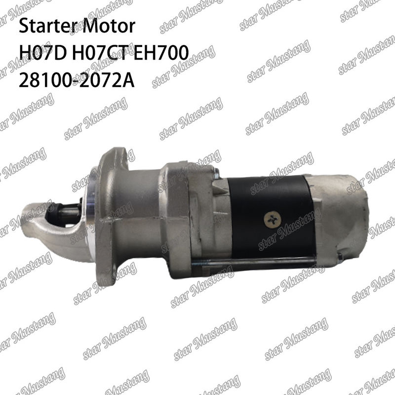 H07D H07CT EH700 EX220-5 Двигатель стартера 24V 11T 5.5KW 28100-2072A 28100-1443A 28100-2271 Для запасных частей двигателя HINO