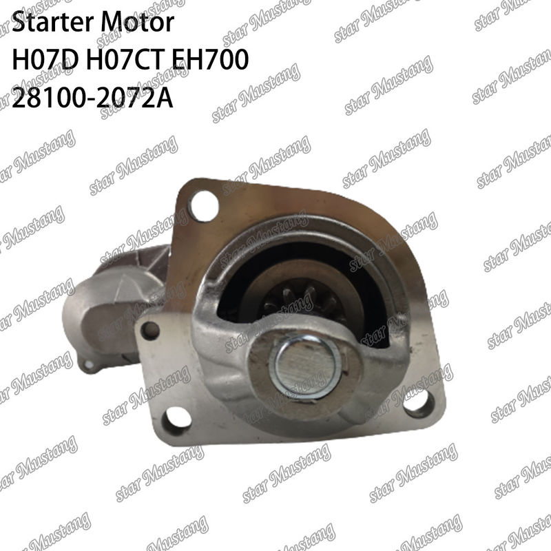 H07D H07CT EH700 EX220-5 Двигатель стартера 24V 11T 5.5KW 28100-2072A 28100-1443A 28100-2271 Для запасных частей двигателя HINO