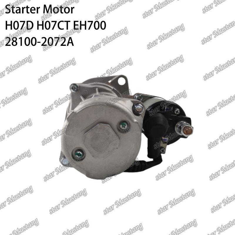H07D H07CT EH700 EX220-5 Двигатель стартера 24V 11T 5.5KW 28100-2072A 28100-1443A 28100-2271 Для запасных частей двигателя HINO