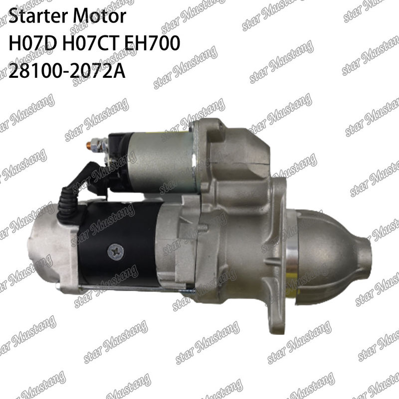 H07D H07CT EH700 EX220-5 Двигатель стартера 24V 11T 5.5KW 28100-2072A 28100-1443A 28100-2271 Для запасных частей двигателя HINO