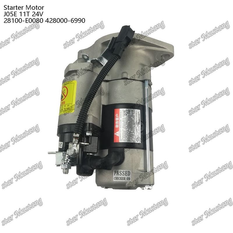 J05E Стартер двигателя 11T 24V 28100-E0080 428000-6990 для запасных частей двигателя HINO