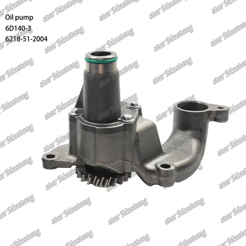 Оригинальный масляный насос 6D140-3 6218-51-2004 Подходит для запасных частей двигателей Mitsubishi