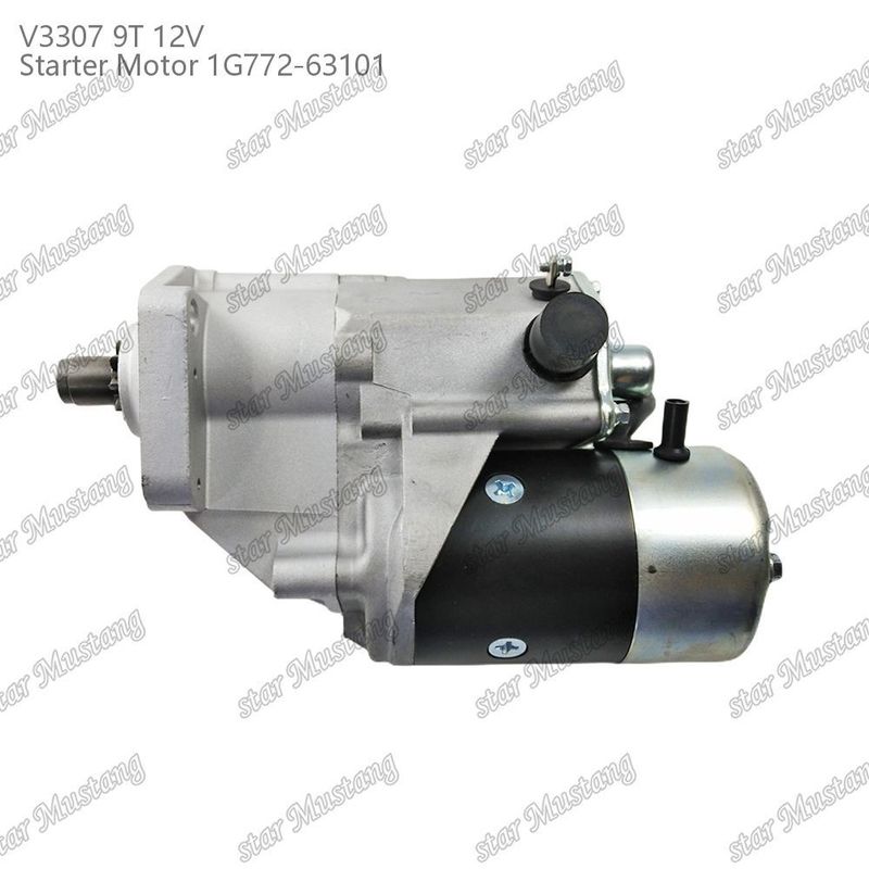 Стартерный двигатель V3307 9T 12V 1G772-63101 Подходит для для KUBOTA частей двигателя