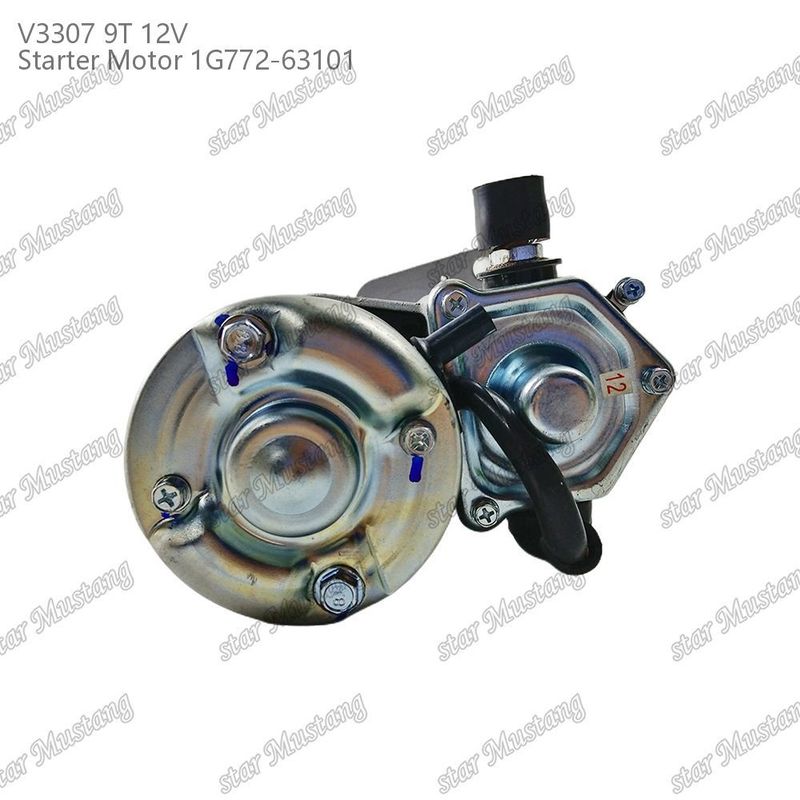 Стартерный двигатель V3307 9T 12V 1G772-63101 Подходит для для KUBOTA частей двигателя