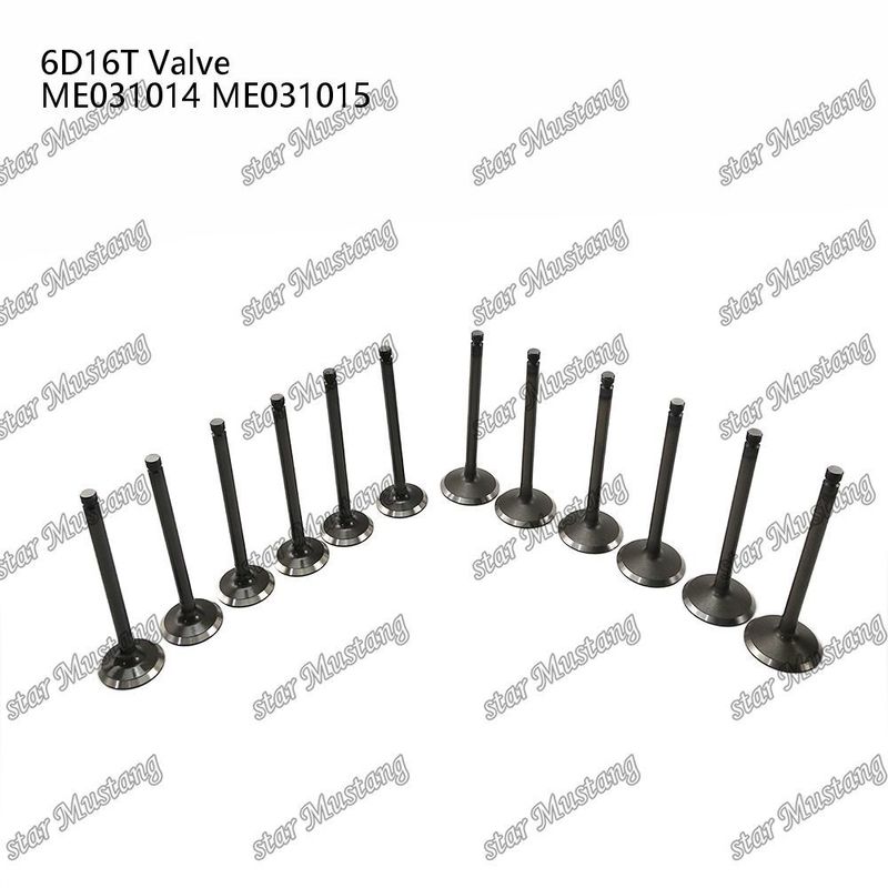 Интегральная конструкция клапана 6D16T IN ME031014 EX ME031015 Дизельный двигатель Часть оригинальный запас с онлайн поддержки После