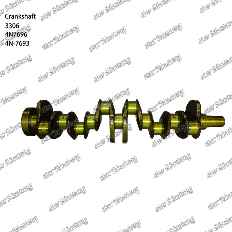 Кованая сталь 4N7696 4N-7693 Запчасти для дизельных двигателей CAT 3306 Экскаватор Автобус Грузовик Коленчатый вал