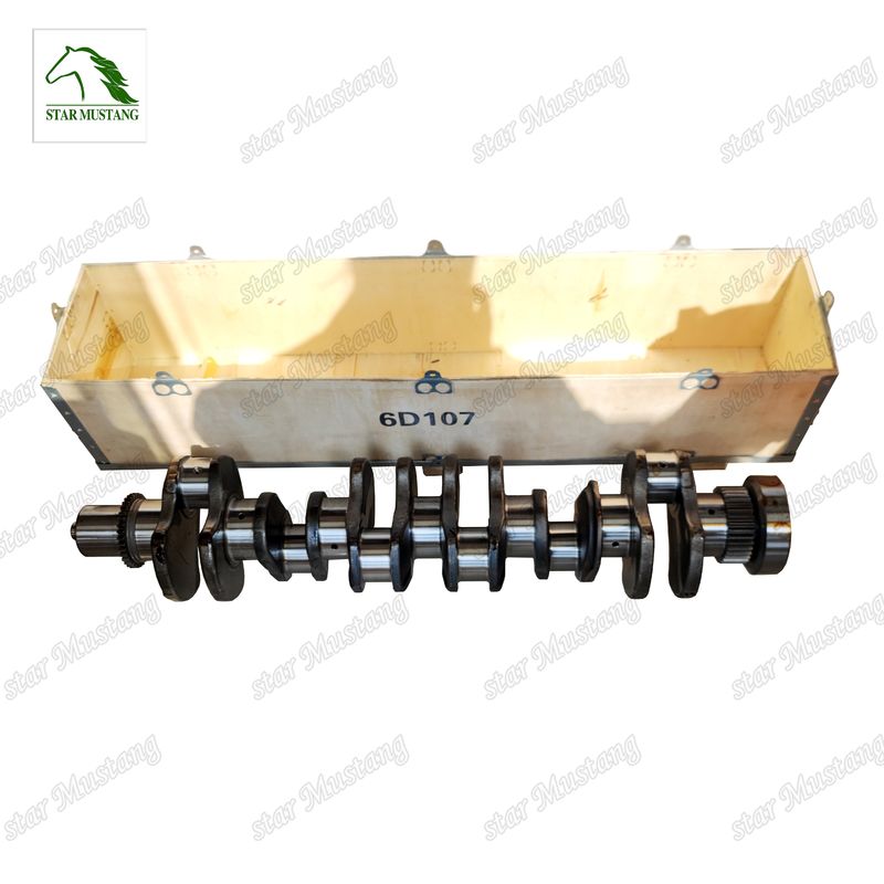 Crankshaft 6D107 PC200-8 Forged steel 4934862 3974538 6754-01-1310 For Cummins Engine Parts